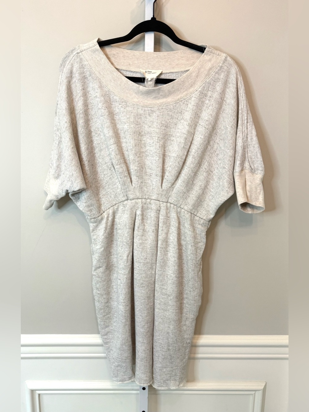 Étoile Isabel Marant Gray Sweatshirt Mini Dress Dolman Sleeve Size S